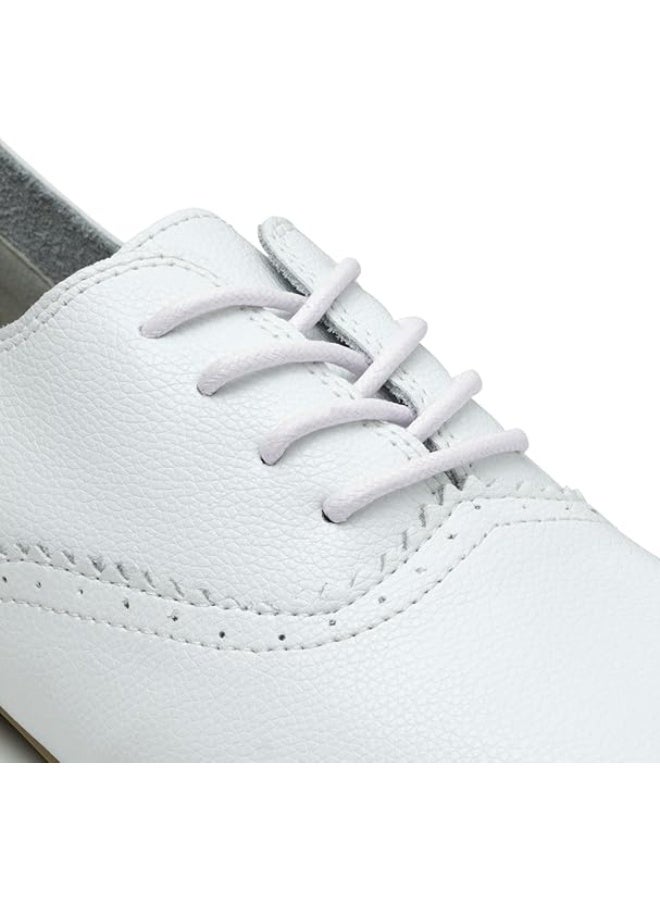 اربطة احذية مستديرة من القطن المشمع للاحذية الطويلة والاحذية الرياضية للرجال والنساء - والأحذية ذات الرقبة الطويلة والفساتين - خيوط للاحذية متوفرة زوجان باطوال وألوان متعددة - Image 3